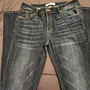 Kancan Womens Flare Jeans